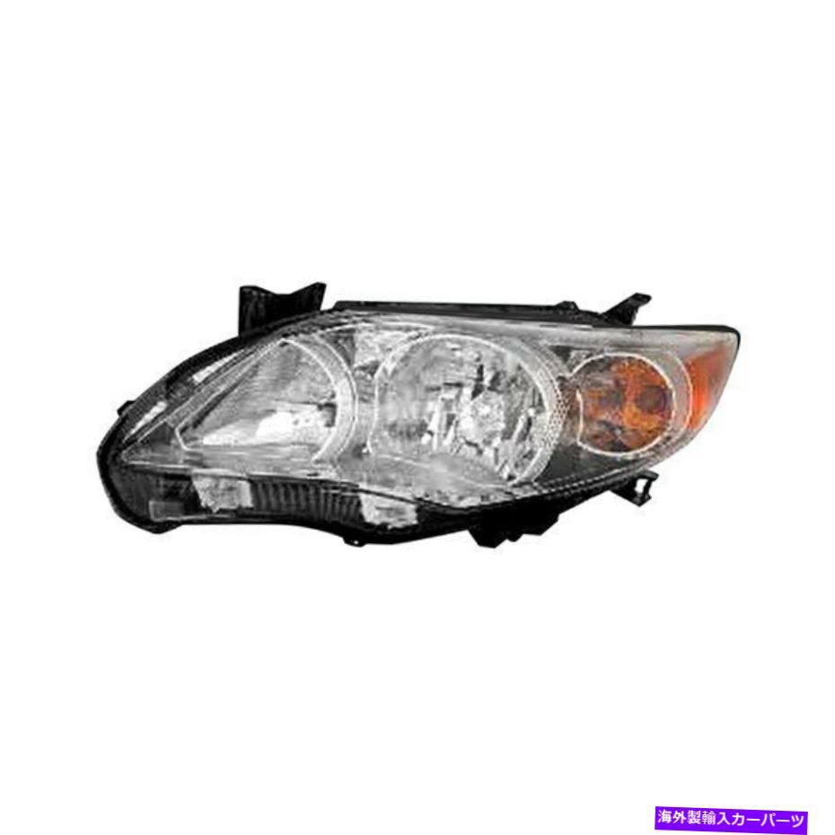 USヘッドライト Toyota Corolla 11-13 Pacific Best P80698運転側の交換ヘッドライト For Toyota Corolla 11-13 Pacific Best P80698 Driver Side Replacement Headlight【並行輸入品】