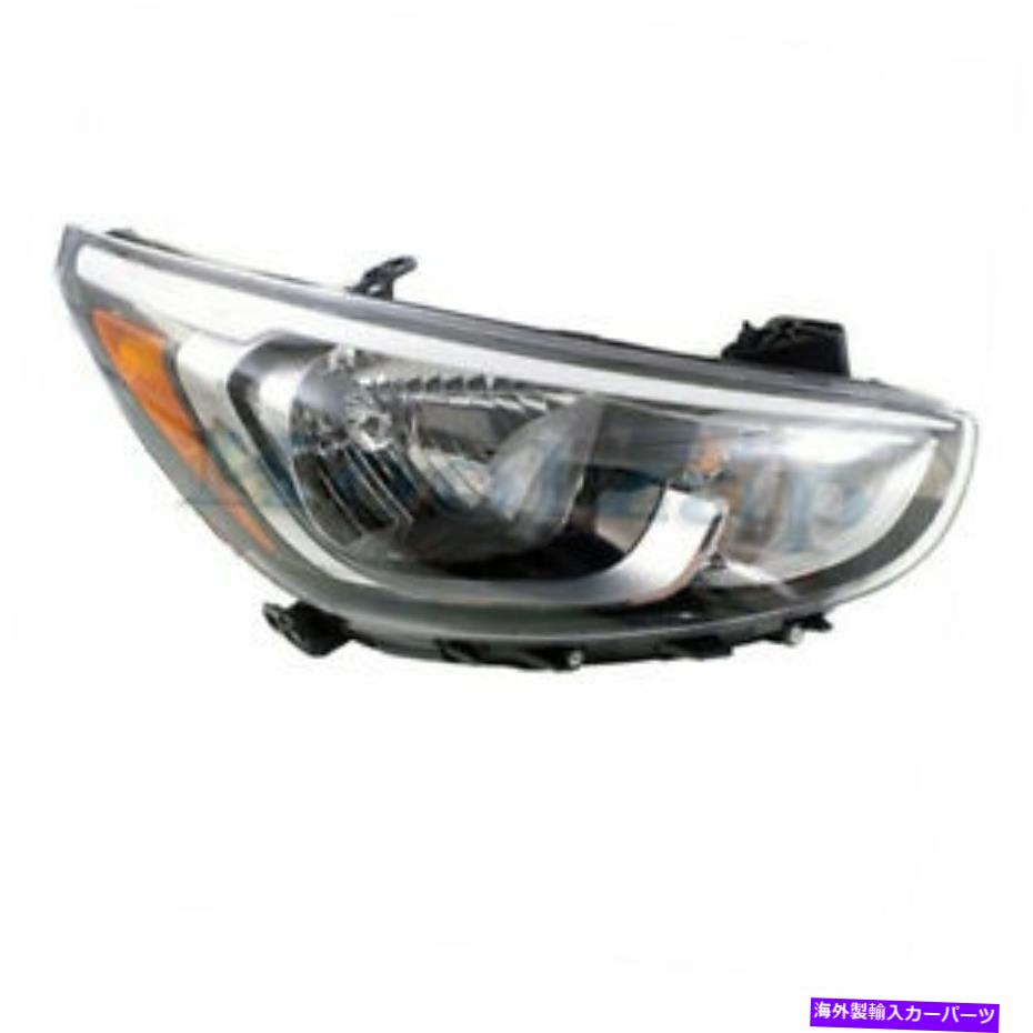 USヘッドライト 15-17アクセントフロントヘッドライトヘッドランプスタンダードヘッドライトW / O LED右側 For 15-17 Accent Front Headlight Headlamp Standard Head Light w/o LED Right Side【並行輸入品】