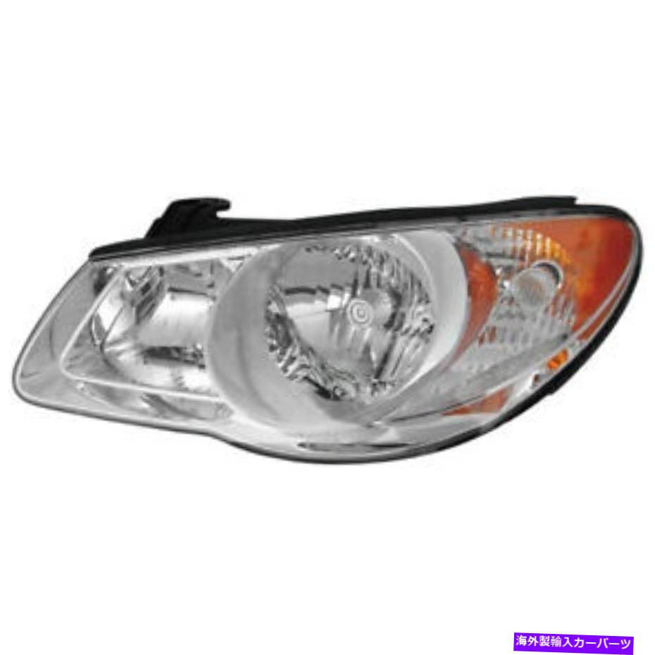 USヘッドライト HYUNDAI ELANTRA 2007 2007 2009 2009年の左運転側のヘッドライトアセンブリ For Hyundai Elantra 2007 2008 2009 Left Driver Side Headlight Assembly【並行輸入品】|Us Custom Parts Shop USDM