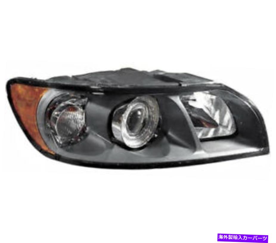 USヘッドライト ハロゲンヘッドライトアセンブリW /電球右助手席側BOLVO S40 Halogen Headlight Assembly w/Bulb Right Passenger Side for 2004-2007 Volvo S40【並行輸入品】