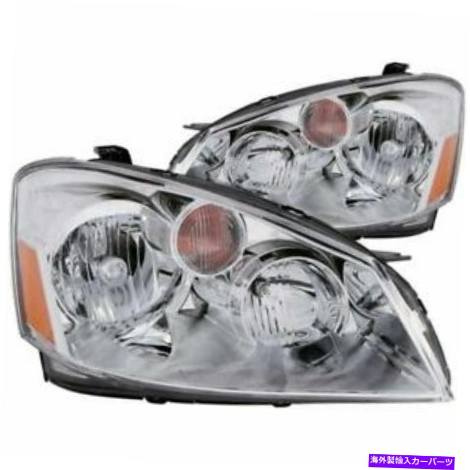 USヘッドライト Anzo Crystal Headlightsクリアフィット2005-2006 Altima ANZO CRYSTAL HEADLIGHTS CLEAR FITS 2005-2006 Altima【並行輸入品】