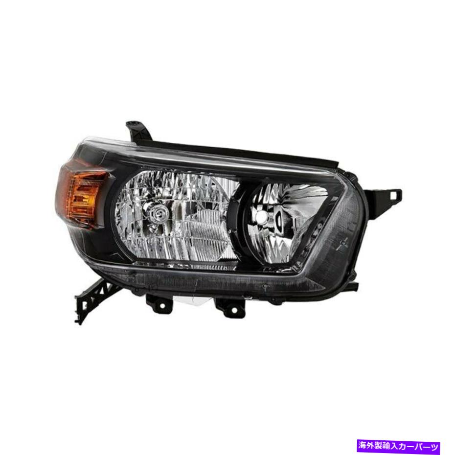 USヘッドライト トヨタ4RUNNER 10-13旅客サイドブラックファクトリースタイルヘッドライト For Toyota 4Runner 10-13 Passenger Side Black Factory Style Headlight【並行輸入品】