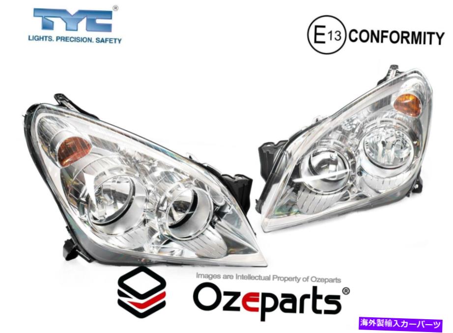 USヘッドライト Pair LH + RhヘッドライトランプクロムHolden Astra AH 3 Dr Sri Turbo 2004~2010 Pair LH+RH Head Light Lamp Chrome For Holden Astra AH 3 Dr SRi Turbo 2004~2010【並行輸入品】