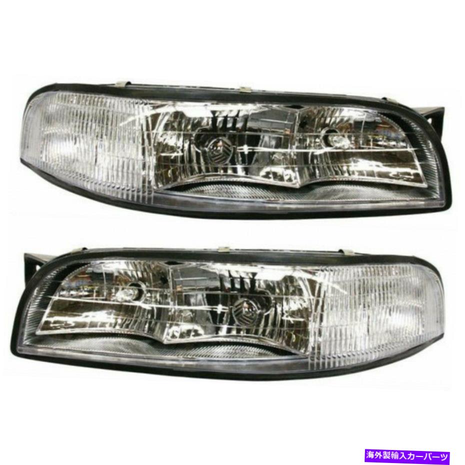 USヘッドライト Buick Lesabre Headlight 1997 1998 1999 LHおよびRH対Halogen GM2502158 For Buick LeSabre Headlight 1997 1998 1999 LH and RH Pair Halogen GM2502158【並行輸入品】
