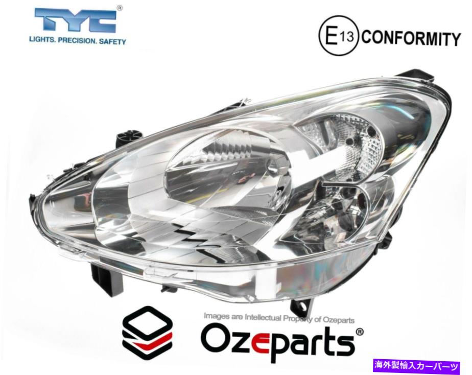 USヘッドライト Peugeot Partner Van 2012~2018用LH LHS左ハンドライトランプ（丸み） LH LHS Left Hand Head Light Lamp For Peugeot Partner Van 2012~2018 (Rounded)【並行輸入品】