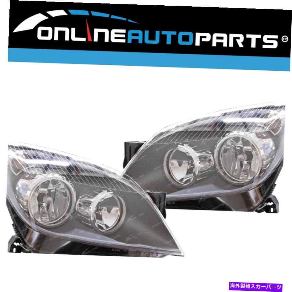 USヘッドライト ブラックヘッドライトペア左+右スーツホールデンアストラAH CD CDX CDXI SRI 2004~06 Black Headlights Pair LEFT+RIGHT suits Holden Astra AH CD CDX CDXi SRi 2004~06【並行輸入品】|Us Custom Parts Shop USDM