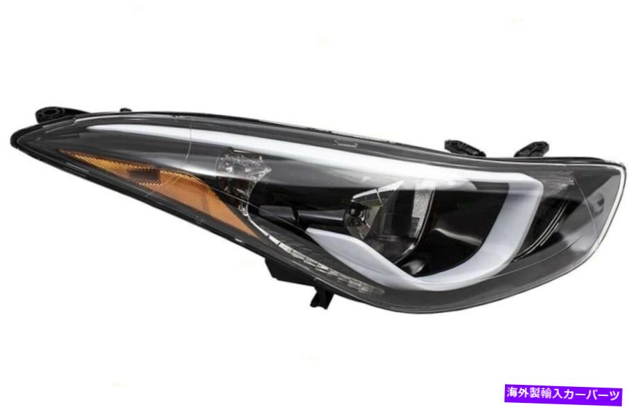 USヘッドライト L068 New Elantra 2014-2016ハロゲンヘッドライト（米国建て、右助手席側） L068 New Elantra 2014-2016 Halogen Headlight (US Built, Right Passenger Side)【並行輸入品】