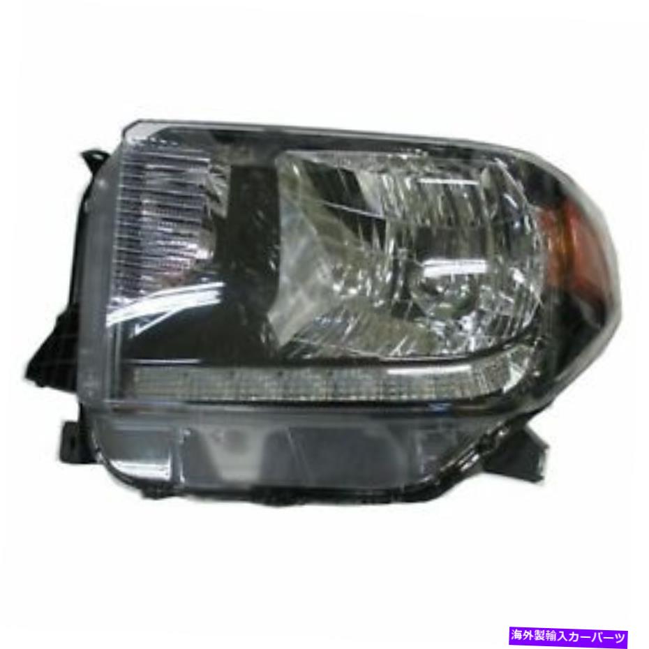 USヘッドライト 2018年2019年の新しい運転手ハロゲンヘッドライトトヨタツンドラ New Driver Side Halogen Headlight FOR 2018 2019 Toyota Tundra【並行輸入品】