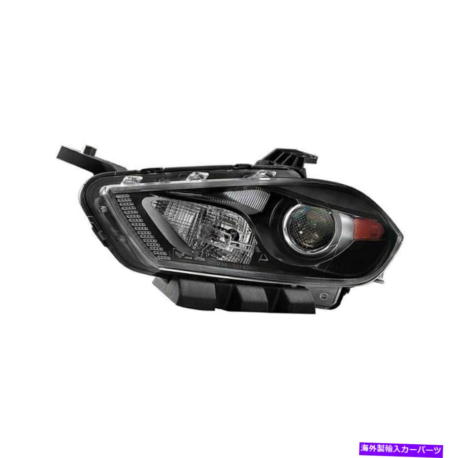 USヘッドライト DODGE DART 13-16ヘッドライトHD-JH-DDART13-H - Lドライバサイドブラックファクトリー For Dodge Dart 13-16 Headlight HD-JH-DDART13-H--L Driver Side Black Factory【並行輸入品】