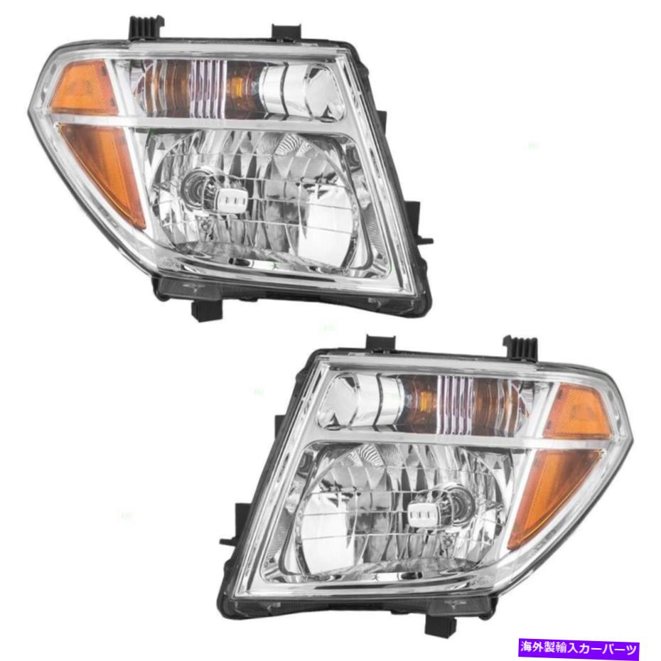 USヘッドライト 2005年2006年2007年日産パスファインダーのための新しいハロゲンヘッドライトペア New Halogen Headlight PAIR FOR 2005 2006 2007 Nissan Pathfinder【並行輸入品】