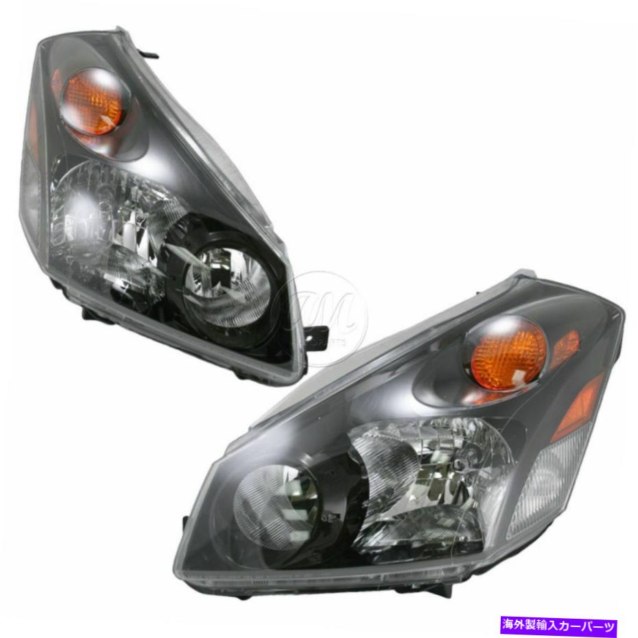 USヘッドライト ヘッドライトヘッドランプペアセット左LH＆RH RHは04-09日産クエスト Headlights Headlamps Pair Set Left LH & Right RH for 04-09 Nissan Quest【並行輸入品】