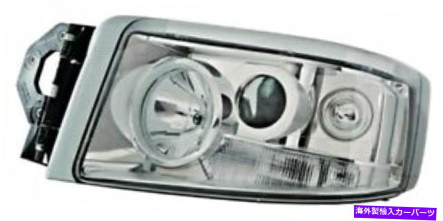 USヘッドライト ルノープレミアム2006-マニュアルクロムヘッドライトフロントランプ左LH Renault Premium 2006- Manual Chrome Headlight Front Lamp LEFT LH【並行輸入品】