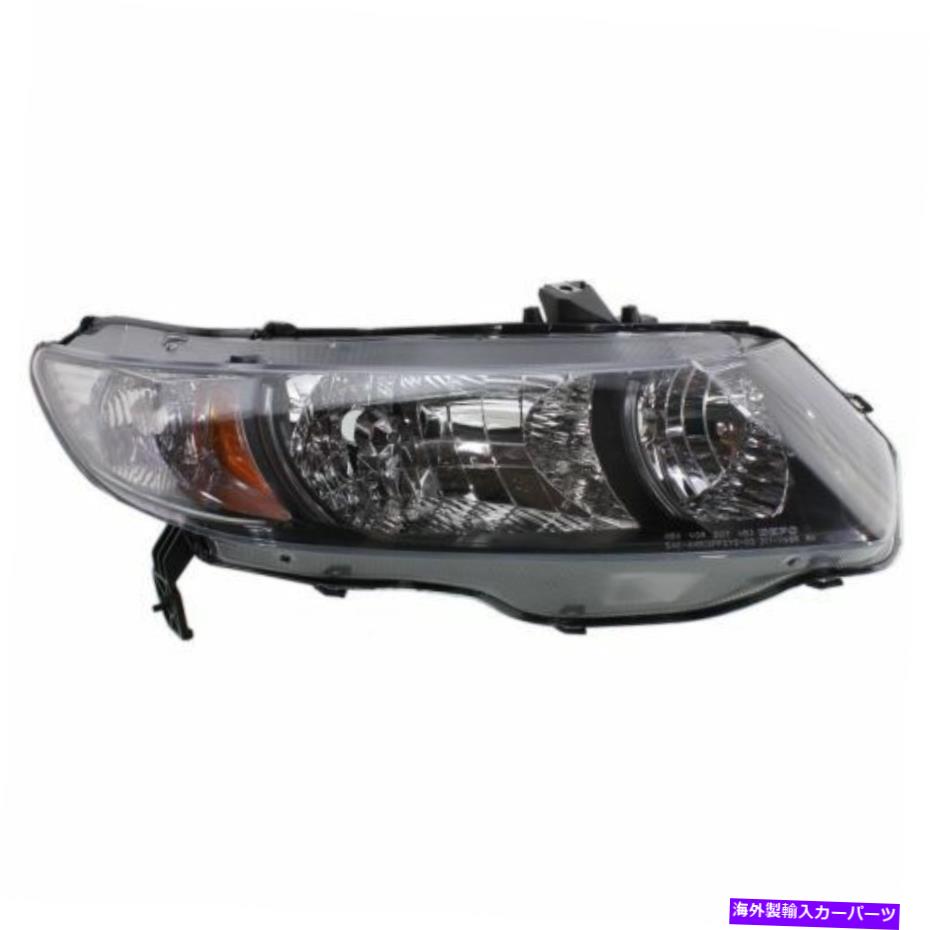 USヘッドライト Cavic 10-11、Capa旅客サイドヘッドライト、クリアレンズ For Civic 10-11, CAPA Passenger Side Headlight, Clear Lens【並行輸入品】