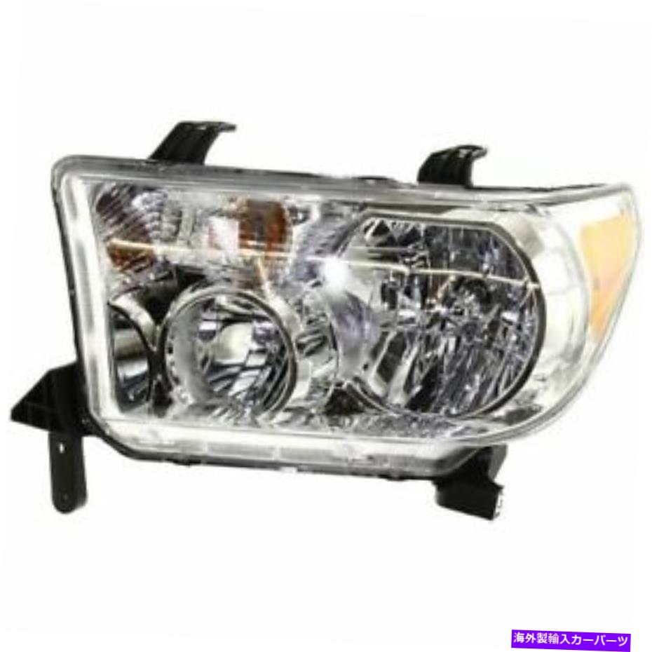 USヘッドライト Sequoia 08-16、Capaドライバ側のヘッドライト、クリアレンズ For Sequoia 08-16, CAPA Driver Side Headlight, Clear Lens【並行輸入品】