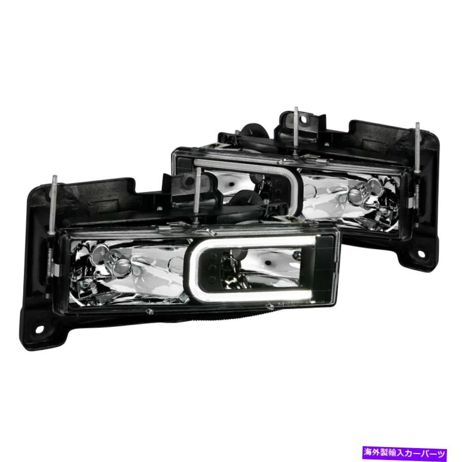 USヘッドライト Chevy Tahoe 1995-2000 Anzo Chrome Euroヘッドライト用 For Chevy Tahoe 1995-2000 Anzo Chrome Euro Headlights【並行輸入品】