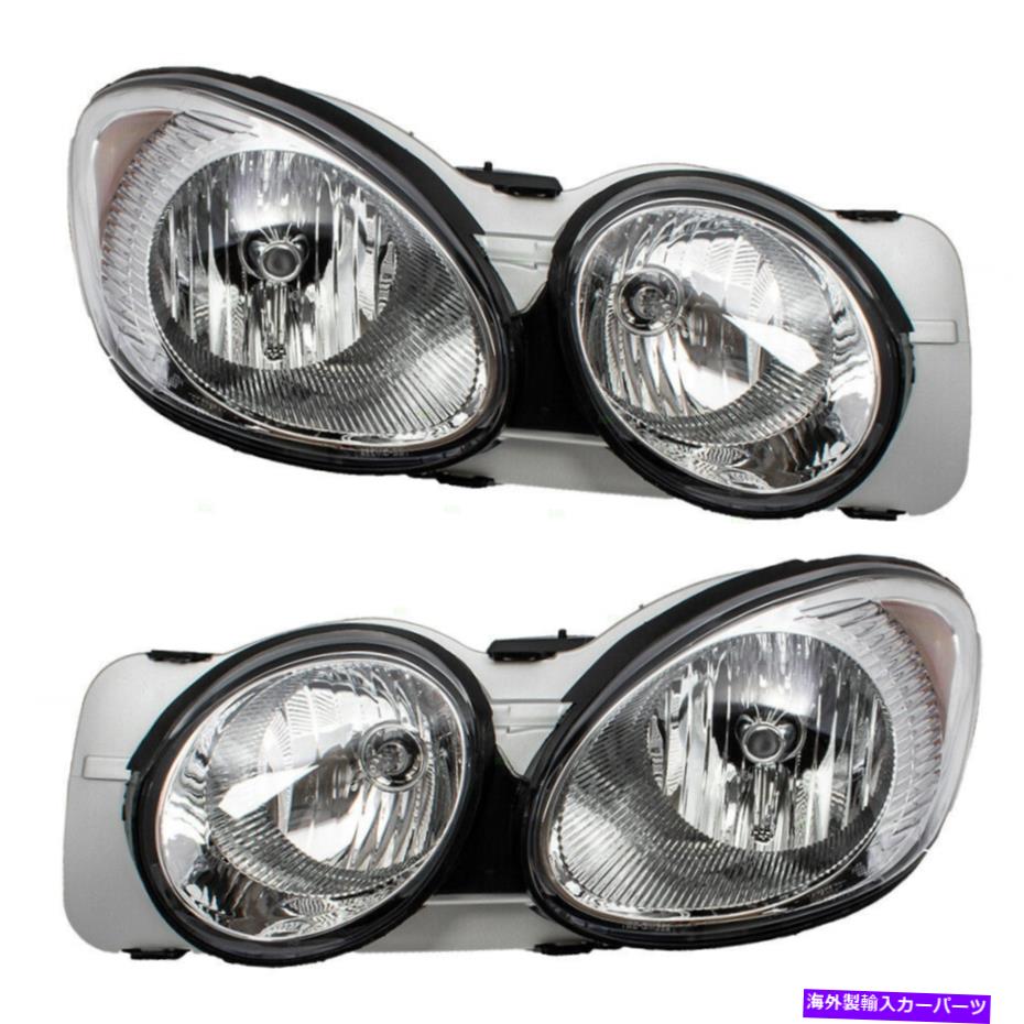 USヘッドライト ペアセットヘッドライトヘッドランプレンズハウジングアセンブリ2009ビュイックラクロッセ Pair Set Headlights Headlamps Lens Housing Assembly for 2005-2009 Buick LaCrosse【並行輸入品】