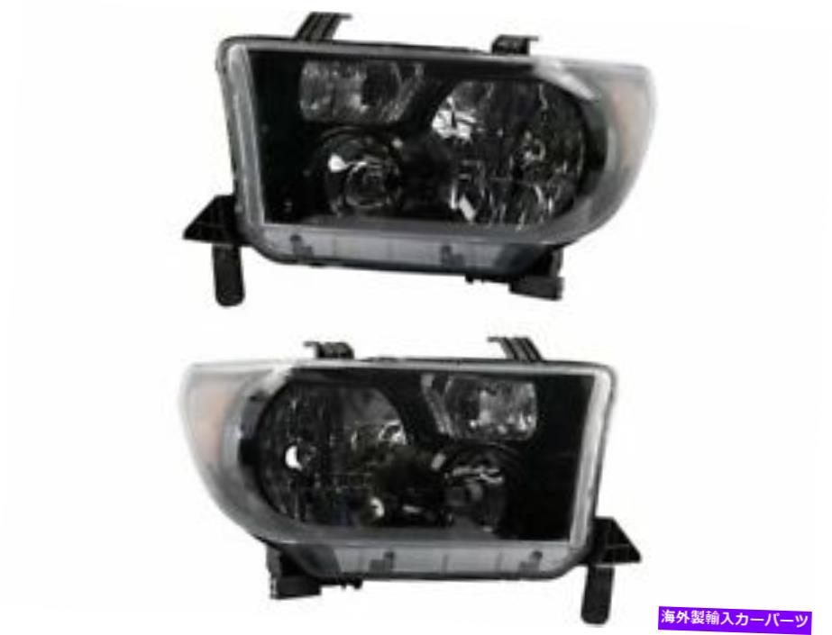 USヘッドライト 2007年から2013年のヘッドライトセットTOYOTA TUNDRA 2008 2009 2011 2011 2011 2012 Z761YZ Headlight Set For 2007-2013 Toyota Tundra 2008 2009 2010 2011 2012 Z761YZ【並行輸入品】