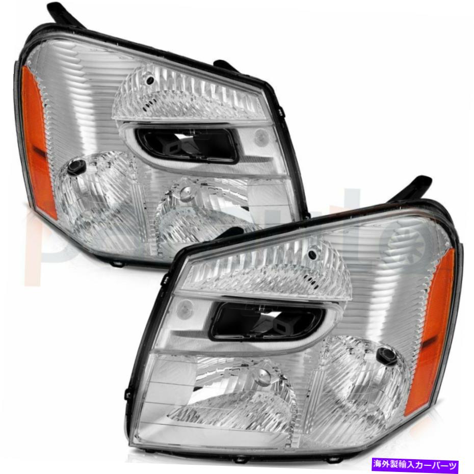 USヘッドライト Chevy Equinox 2005-2009ヘッドライト組立フロント交換ヘッドランプペア For Chevy Equinox 2005-2009 Headlights Assembly Front Replacement Headlamps Pair【並行輸入品】
