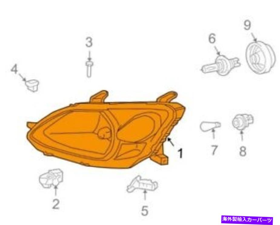 USヘッドライト トヨタ純正ヘッドライトフロント8117052300 For Toyota Genuine Headlight Front Left 8117052300【並行輸入品】