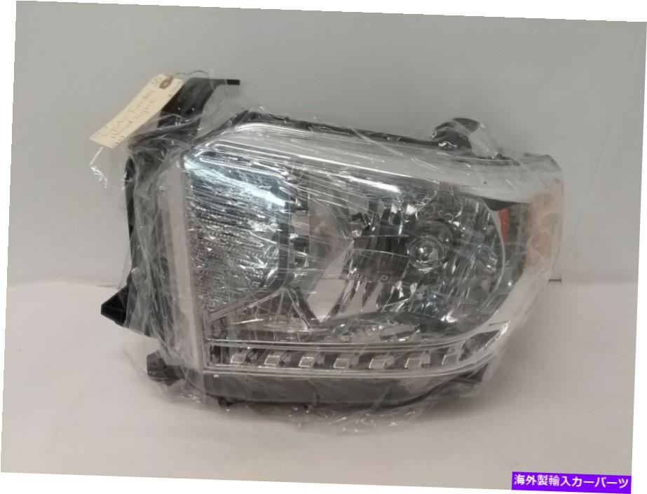 USヘッドライト 2014-17トヨタツンドラLHヘッドライトドライバーサイド 2014-17 TOYOTA TUNDRA LH HEADLIGHT DRIVER SIDE【並行輸入品】
