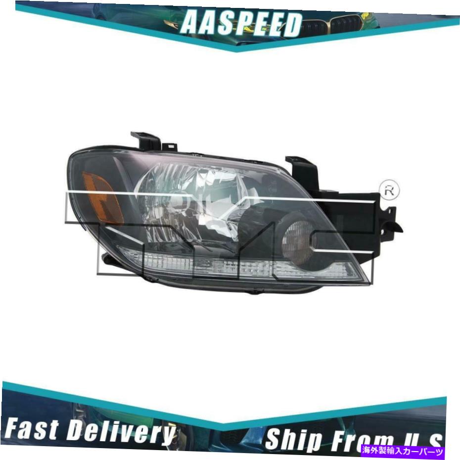 USヘッドライト 2003年から2006年の1倍のヘッドライトアセンブリ右TYC三菱アウトランダー 1X Headlight Assembly Right TYC For 2003-2006 Mitsubishi Outlander【並行輸入品】