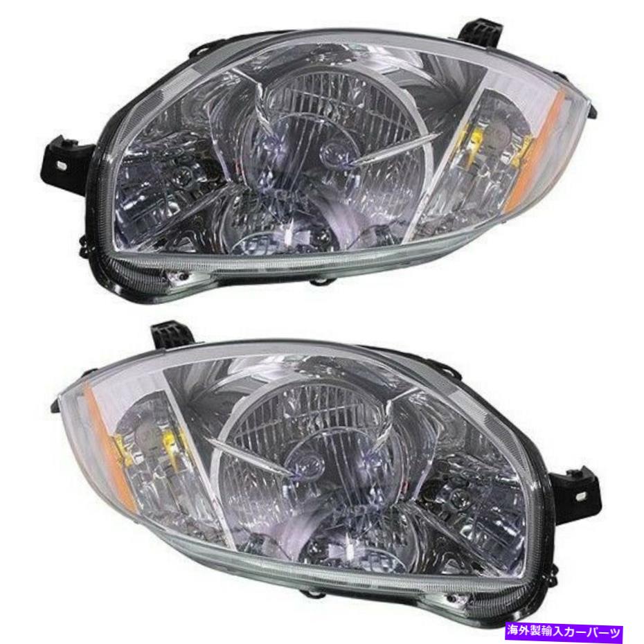 USヘッドライト Headlight 2006-2010 Mitsubishi Eclipseが球根2pcで左右に設定 Headlight Set For 2006-2010 Mitsubishi Eclipse Left and Right With Bulb 2Pc【並行輸入品】