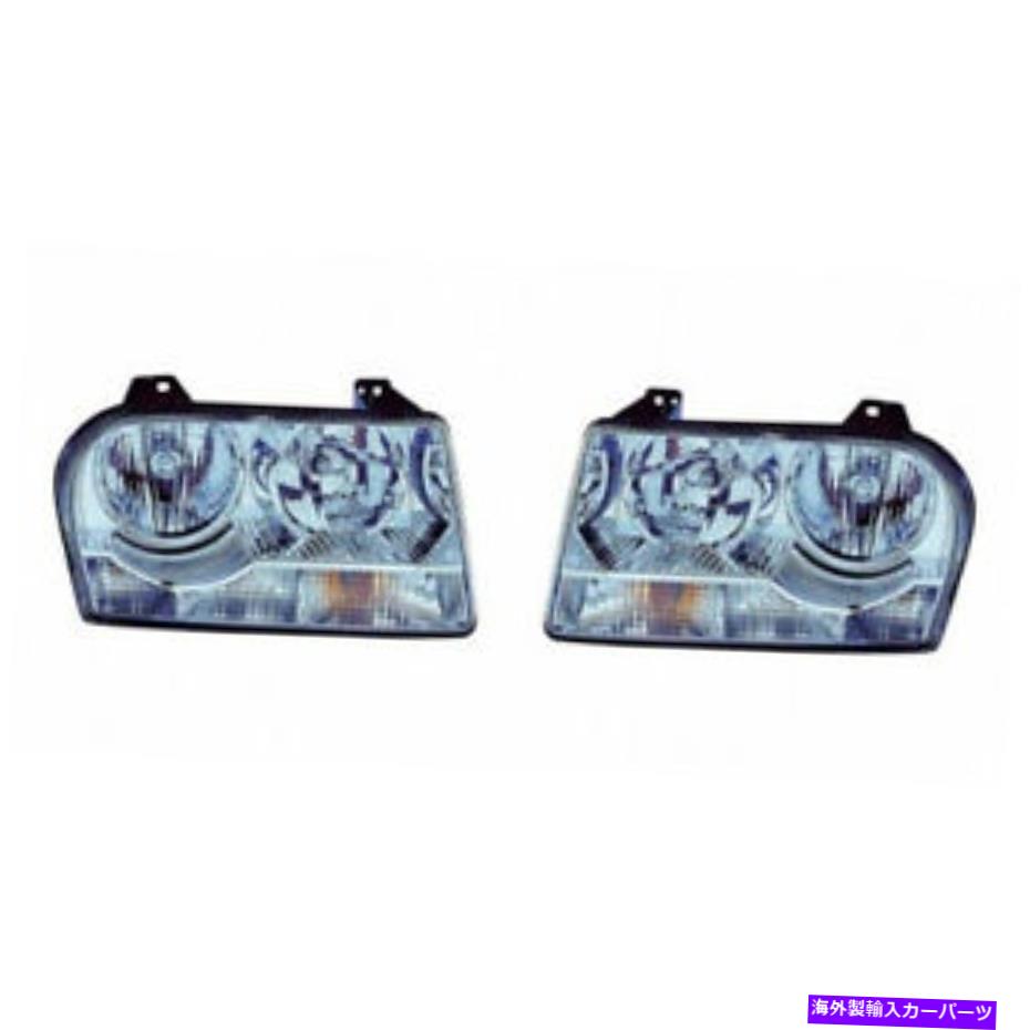 USヘッドライト Chrysler 300 Headlight 2005 2006 2007ペアLHとRH側CAPA CH2518111 For Chrysler 300 Headlight 2005 2006 2007 Pair LH and RH Side CAPA CH2518111【並行輸入品】
