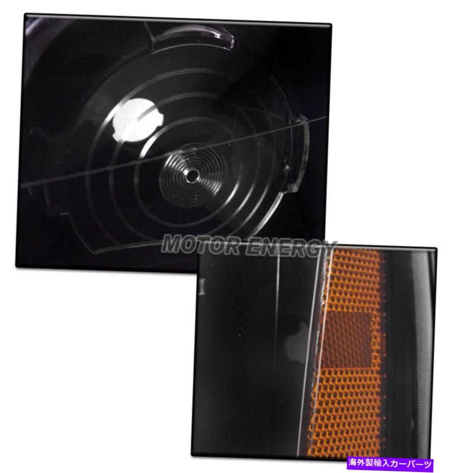 USヘッドライト 07-14 GMC Yukon Denali XL 1500 2500ブラックヘッドライトランプW /バンパーDRL LED FOR 07-14 GMC YUKON DENALI XL 1500 2500 BLACK HEADLIGHTS LAMPS W/BUMPER DRL LED【並行輸入品】