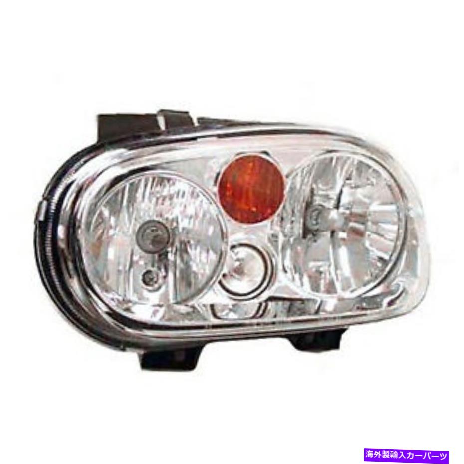 USヘッドライト ゴルフシティ、ゴルフ（助手席側）VW2503123用交換用ヘッドライトアセンブリ Replacement Headlight Assembly for Golf City, Golf (Passenger Side) VW2503123【並行輸入品】