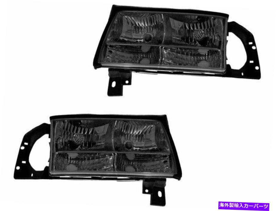 USヘッドライト 1997年から1999年のCadillac Deville Headlightアセンブリセット27195PT 1998 For 1997-1999 Cadillac DeVille Headlight Assembly Set 27195PT 1998【並行輸入品】