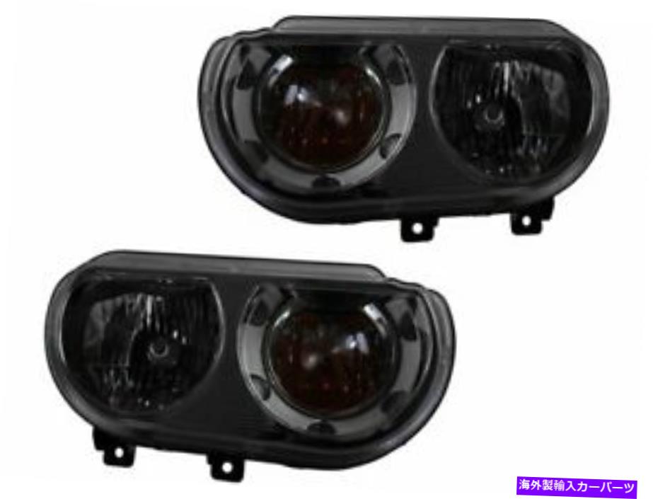 USヘッドライト SRT-8を除く08-14 Dodge Challenger VM36C3のヘッドライトアセンブリ Headlight Assembly Set For 08-14 Dodge Challenger VM36C3 excluding SRT-8【並行輸入品】
