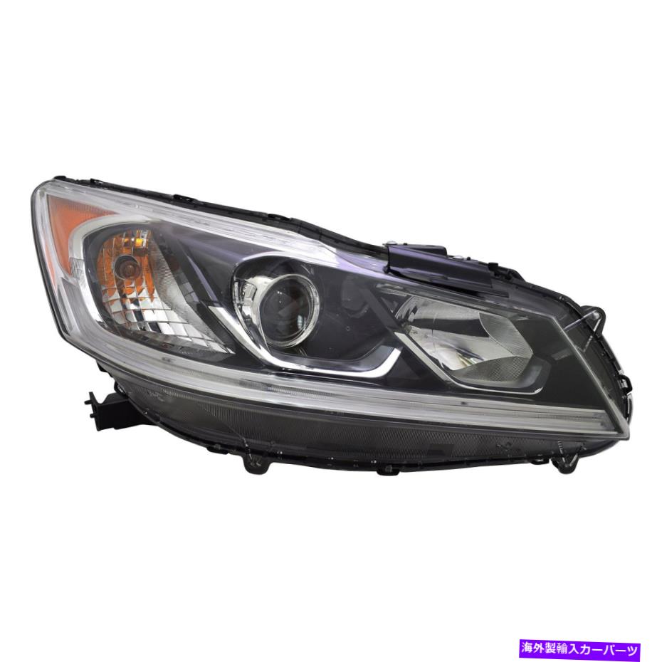 USヘッドライト Honda Accord Sedan LX 2016-2017のためのTyc NSF右側ハロゲンヘッドライト TYC NSF Right Side Halogen Headlight For Honda Accord Sedan LX 2016-2017 Models【並行輸入品】
