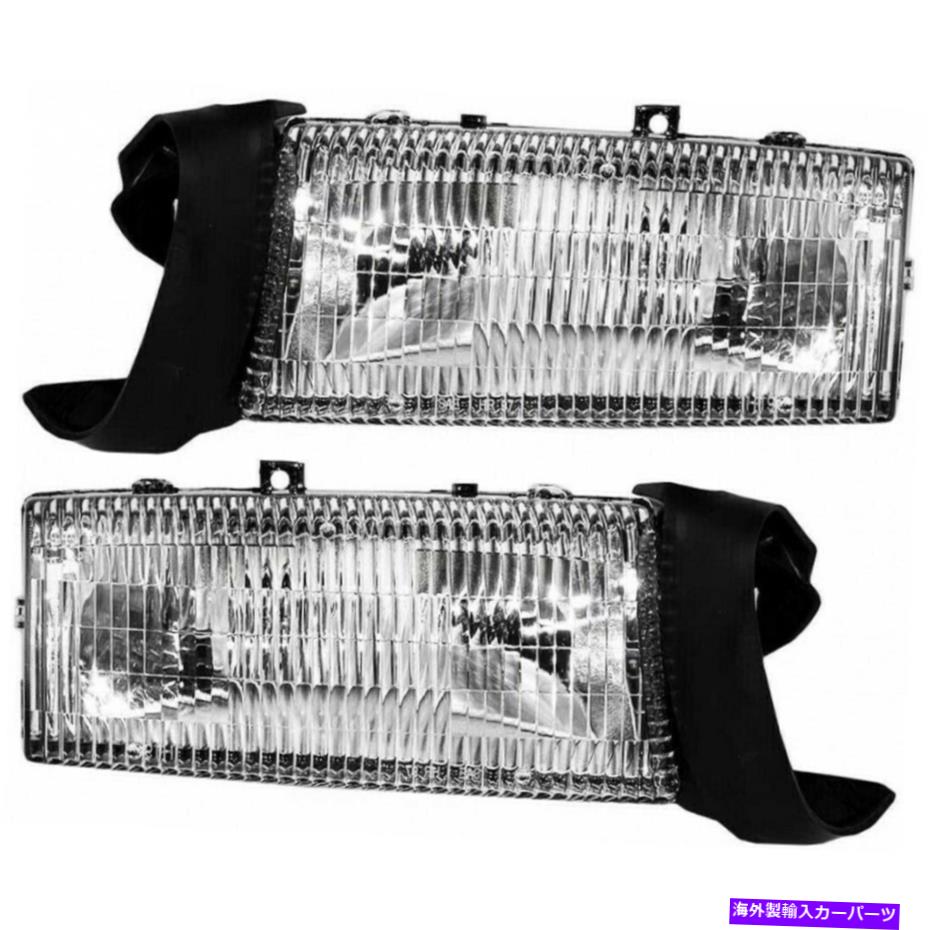 USヘッドライト Dodge Dakota Headlight 1997-2004ペアRHとLHサイドのLEF LEFT W /電球CH2518107 For Dodge Dakota Headlight 1997-2004 Pair RH and LH Side Left w/Bulbs CH2518107【並行輸入品】