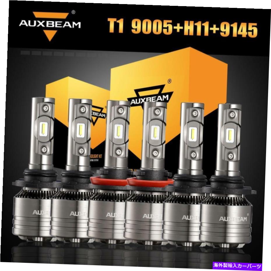 USヘッドライト AuxBeam 9005 + H11 LEDヘッドライト+ 9145 H10フォグ電球1500 2500 3500 AUXBEAM 9005+H11 LED Headlight + 9145 H10 Fog Bulbs for 11-18 Ram 1500 2500 3500【並行輸入品】 46,814円
