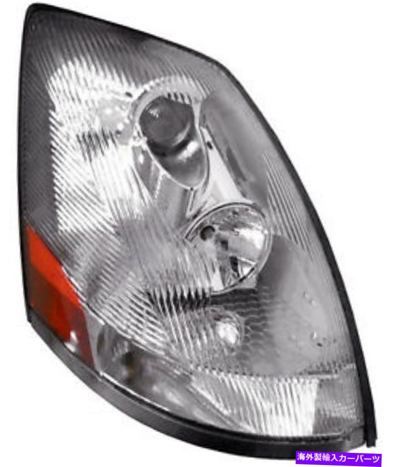 USヘッドライト ヘッドライトヘッドランプW /電球クロム右乗客側04~15 VNL VNM Headlights Headlamps w/Bulb Chrome Right Passenger Side for 04-15 Volvo VNL VNM【並行輸入品】