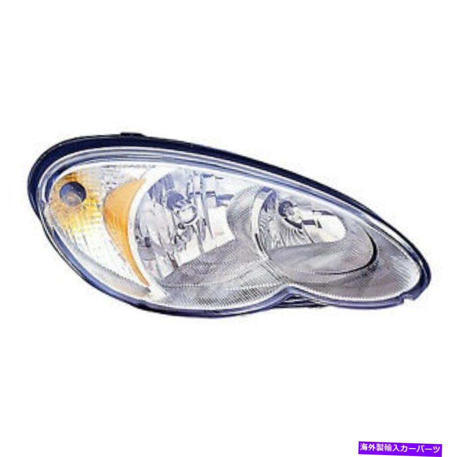 USヘッドライト 06-10 PT CRUISER（助手席側）CH2503164Cの交換用ヘッドライトアセンブリ Replacement Headlight Assembly for 06-10 PT Cruiser (Passenger Side) CH2503164C【並行輸入品】