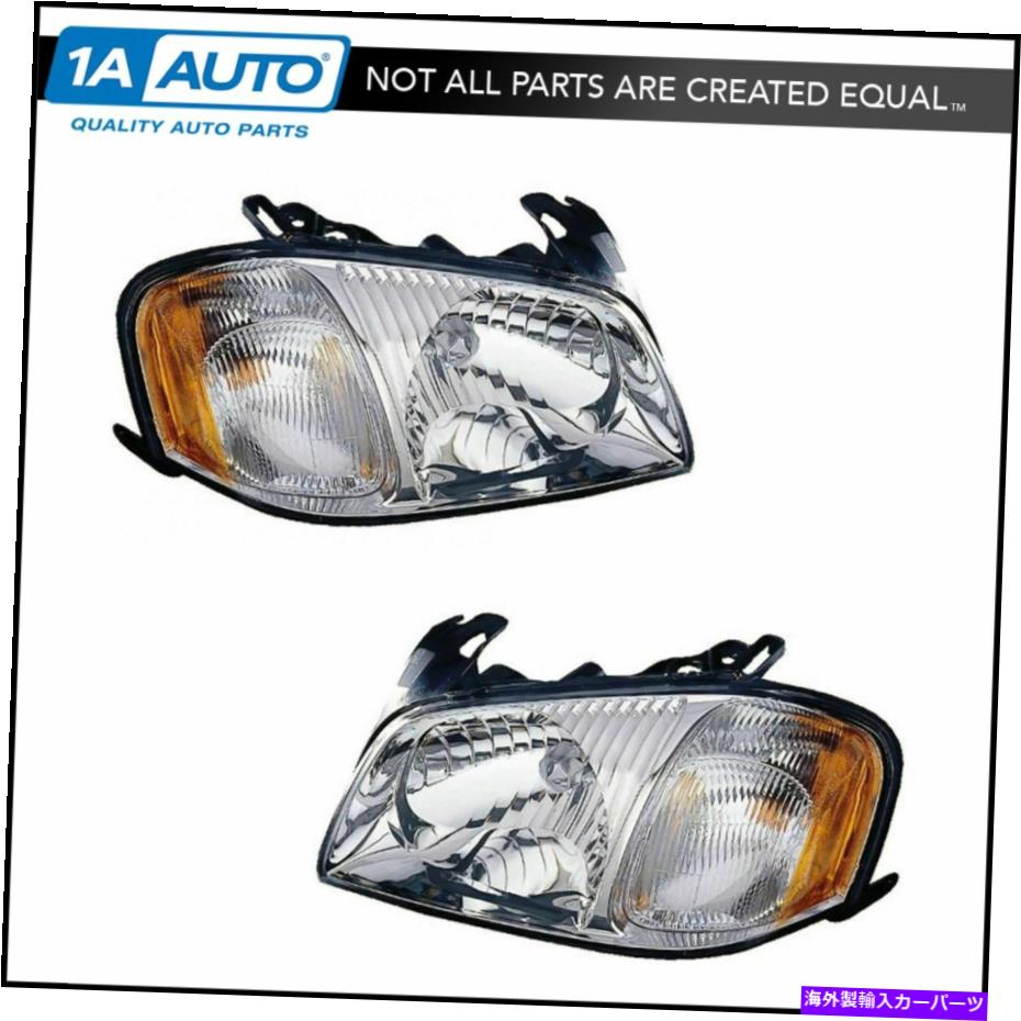 USヘッドライト ヘッドライトヘッドランプ左右ペアセット01-04マツダ族のために新しい Headlights Headlamps Left & Right Pair Set NEW for 01-04 Mazda Tribute【並行輸入品】