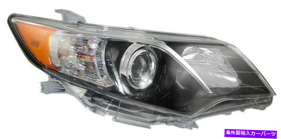 USヘッドライト 2012-2014トヨタカムリSEのための新しいBLKデポヘッドライト8111006800 New BLK Depo Headlight For 2012-2014 Toyota Camry SE Passenger Side 8111006800【並行輸入品】