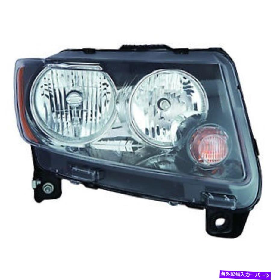 USヘッドライト 11-17コンパス(助手席側)CH2503246C用の交換用ヘッドライトアセンブリ Replacement Headlight Assembly for 11-17 Compass (Passenger Side) CH2503246C【並行輸入品】