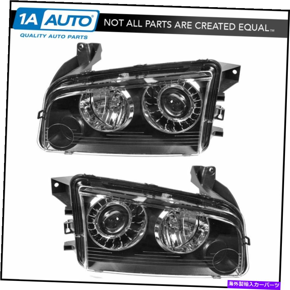 USヘッドライト HIDキセノンヘッドライトヘッドランプ左右ペア08-10 Dodge Charger HID Xenon Headlights Headlamps Left & Right Pair Set for 08-10 Dodge Charger【並行輸入品】