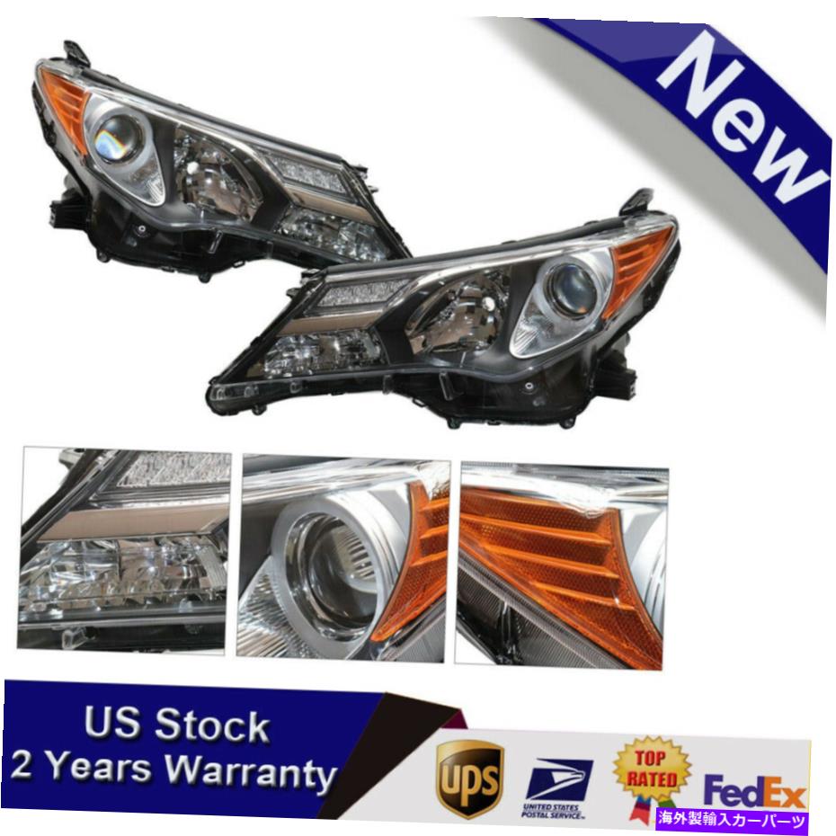 USヘッドライト プロジェクターのヘッドライトランプLH RHアセンブリは2013-2015トヨタRAV4 A + Projector Headlights Lamps LH RH Assembly For 2013-2015 Toyota RAV4 A+【並行輸入品】