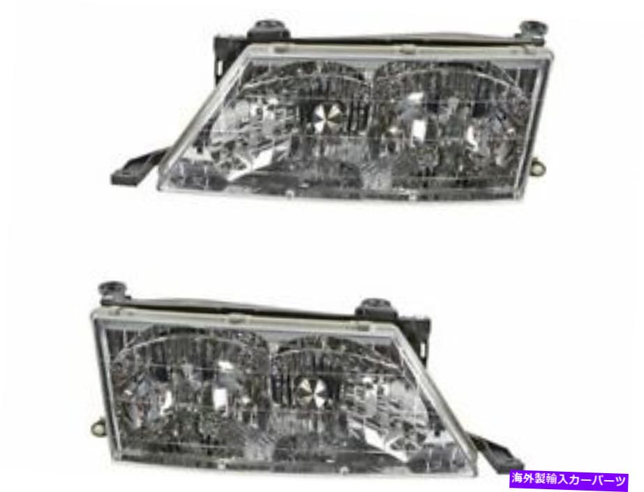 USヘッドライト Headlightアセンブリ98-99トヨタアバロンZQ85F3ドライバー＆助手席側 Headlight Assembly Set For 98-99 Toyota Avalon ZQ85F3 Driver & Passenger Side【並行輸入品】