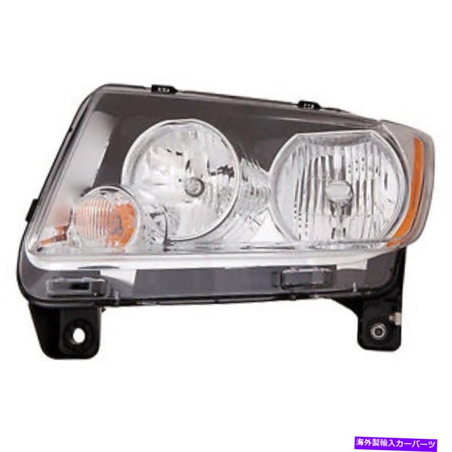 USヘッドライト 11-13コンパス用の交換ヘッドライトアセンブリ（ドライバ側）CH2518139C Replacement Headlight Assembly for 11-13 Compass (Driver Side) CH2518139C【並行輸入品】