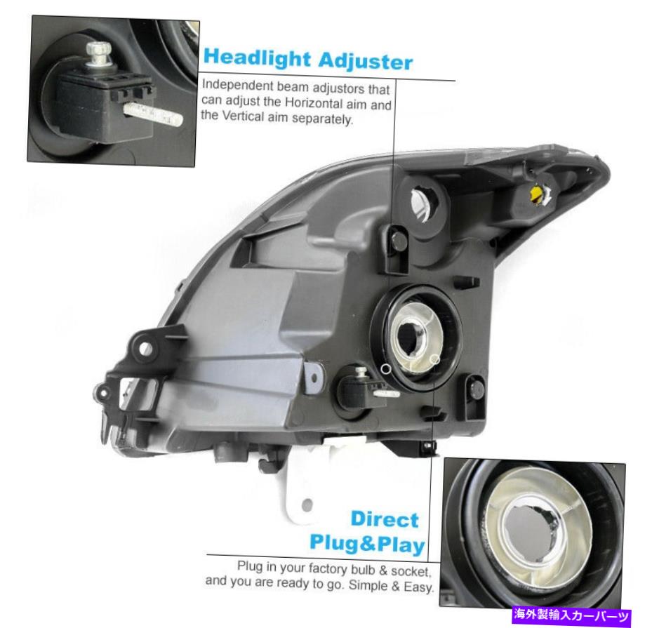 USヘッドライト 10 11 12 SENTRAクローム交換ヘッドライトランプ+青色LED DRL信号LH + RH For 10 11 12 Sentra Chrome Replacement Headlight Lamp +Blue LED DRL Signal LH+RH【並行輸入品】