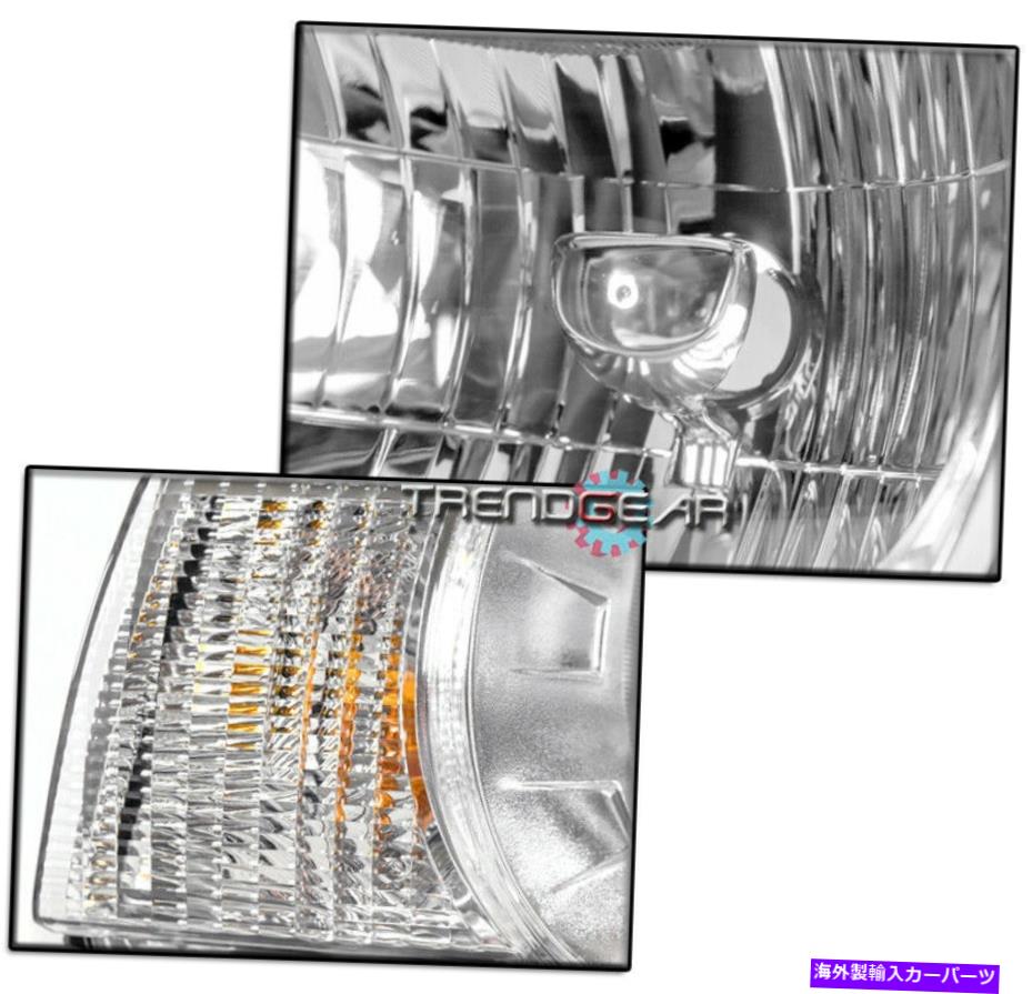 USヘッドライト 2010-2013シボレーカマロクロームハロゲンヘッドライトヘッドランプW / LED DRLキットLH + RH FOR 2010-2013 CHEVY CAMARO CHROME HALOGEN HEADLIGHT HEADLAMP W/LED DRL KIT LH+RH【並行輸入品】