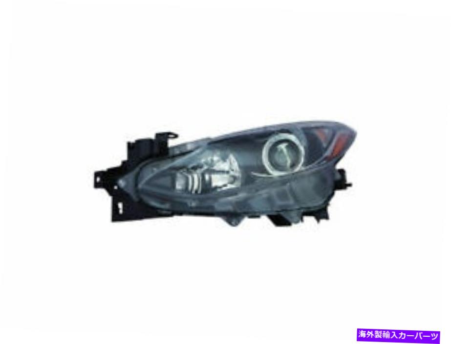 USヘッドライト 左 - 運転者側ヘッドライトアセンブリ7xHG37 Mazda 3 Sport 2015 2015 2016 2014 Left - Driver Side Headlight Assembly 7XHG37 for Mazda 3 Sport 2015 2016 2014【並行輸入品】
