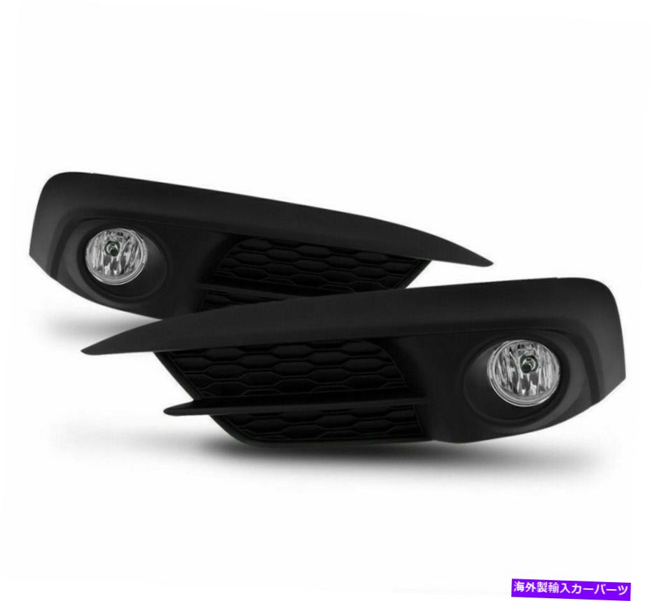 USヘッドライト 2016-2018 Honda Civic Coupe霧運転バンパーランプクローム/クリアセットペア For 2016-2018 Honda Civic Coupe Fog Driving Bumper Lamps Chrome/Clear set pair【並行輸入品】