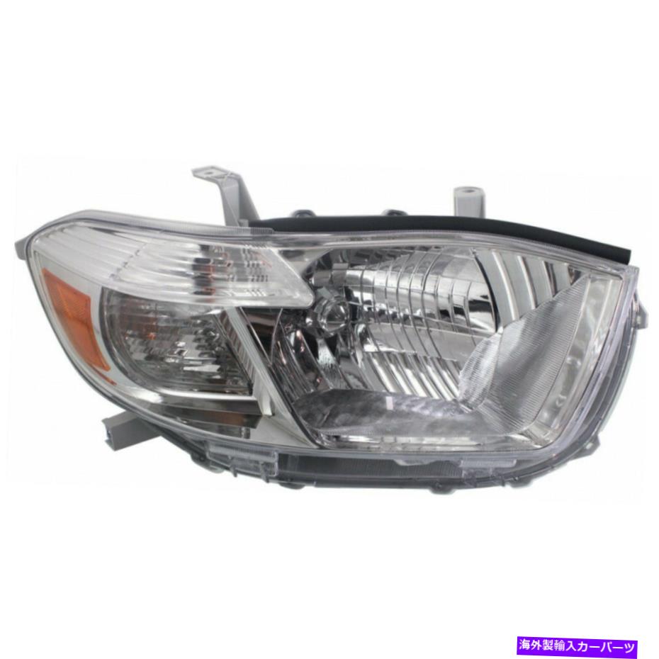 USヘッドライト TO2503201 2010トヨタハイランダーベース| SE旅客ヘッドライトカーパ TO2503201 Fits 2010 Toyota Highlander Base|Limited|SE Passenger Headlight CAPA【並行輸入品】