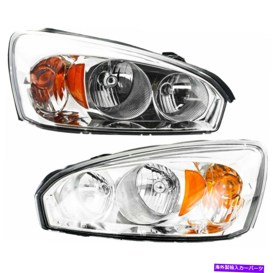 USヘッドライト 2004-2008 Chevy Malibu Headlightペアサイドフィット Fits 2004-2008 Chevy Malibu Headlight Pair Side【並行輸入品】