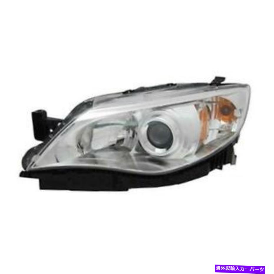 USヘッドライト Chrome SU2502124 08-09 Subaru Imperzaのためのヘッドランプアセンブリコンポジット Chrome SU2502124 Left Headlamp Assembly Composite for 08-09 Subaru Impreza【並行輸入品】
